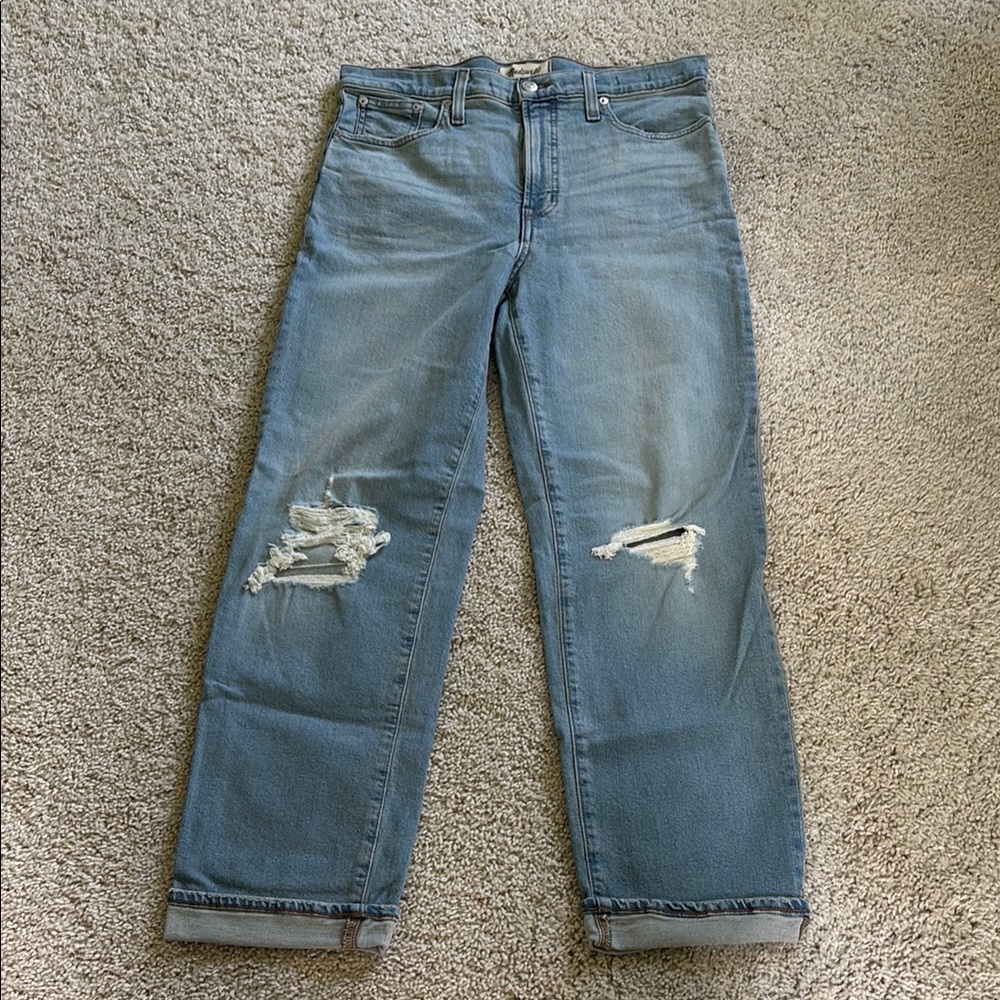 Madewell Light Wash Perfect Vintage Straight Jean